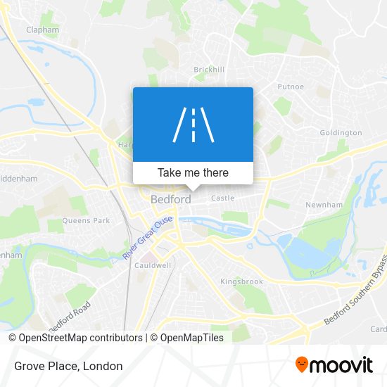 Grove Place map