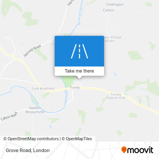 Grove Road map