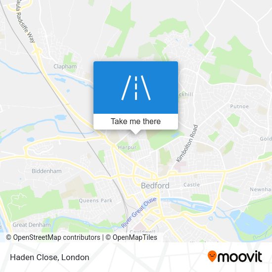 Haden Close map