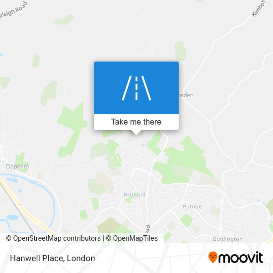 Hanwell Place map
