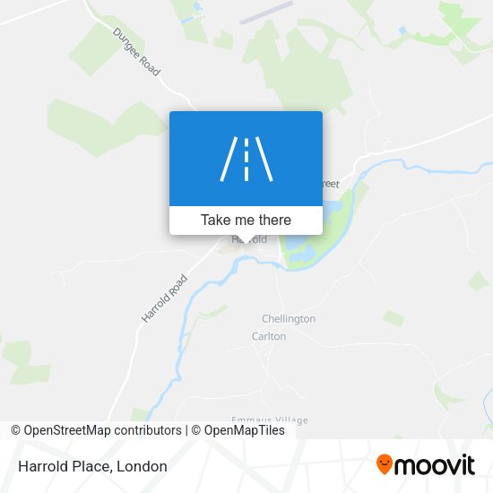 Harrold Place map