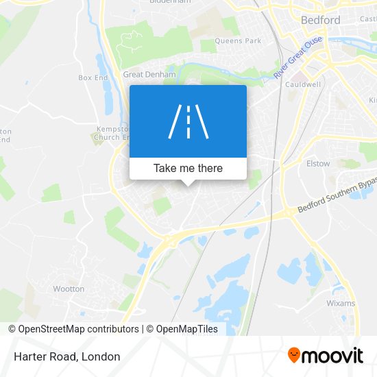 Harter Road map