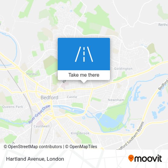 Hartland Avenue map