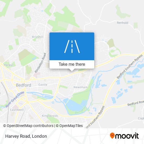 Harvey Road map