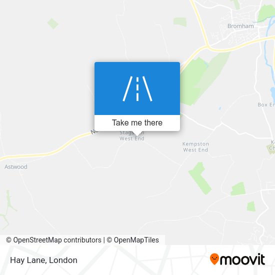 Hay Lane map