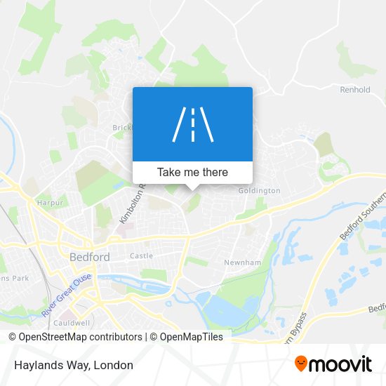Haylands Way map