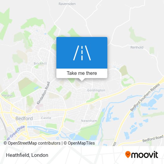 Heathfield map