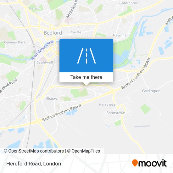 Hereford Road map
