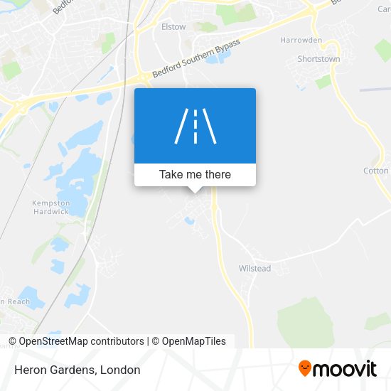 Heron Gardens map