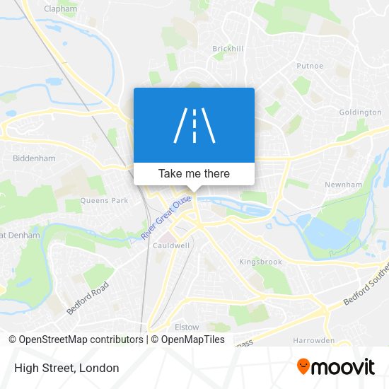 High Street map