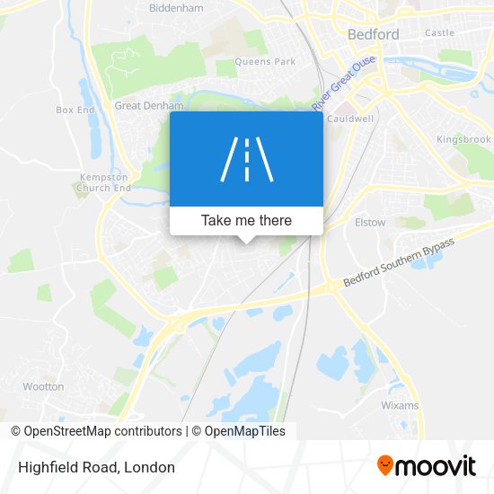 Highfield Road map
