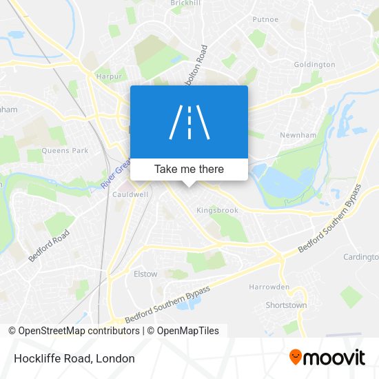 Hockliffe Road map