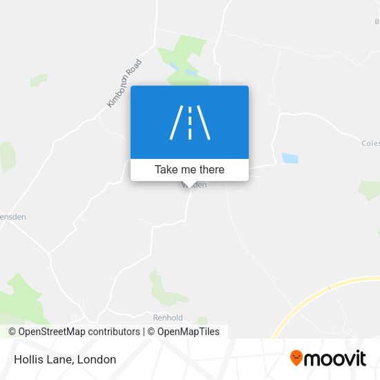 Hollis Lane map