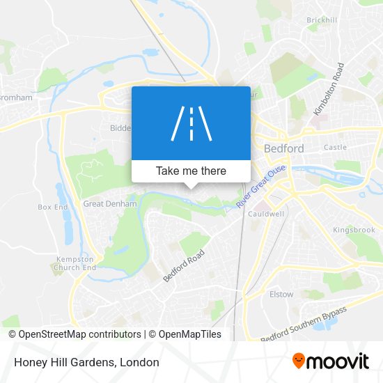 Honey Hill Gardens map