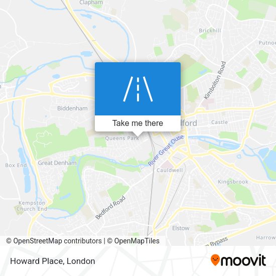 Howard Place map