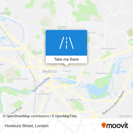 Howbury Street map