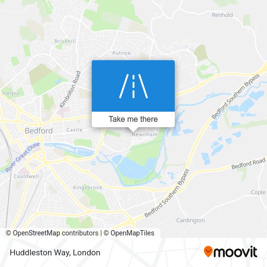 Huddleston Way map