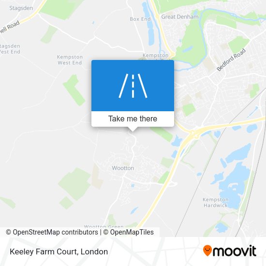 Keeley Farm Court map