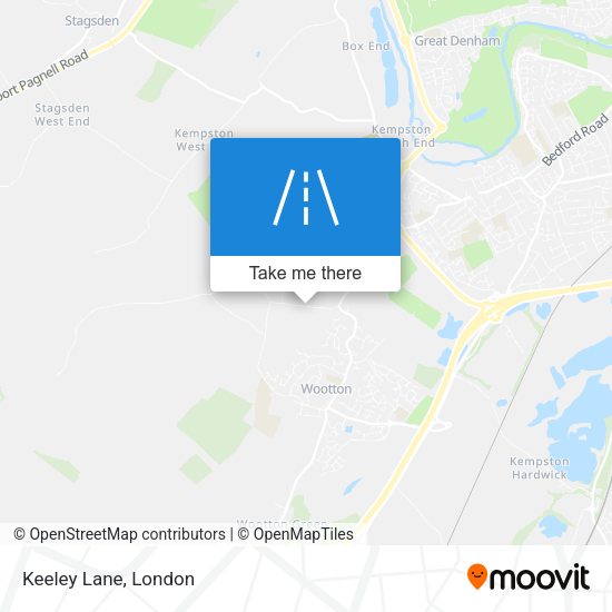 Keeley Lane map
