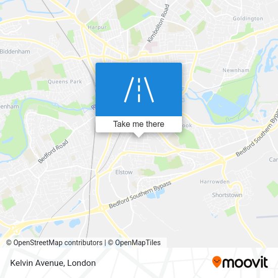 Kelvin Avenue map