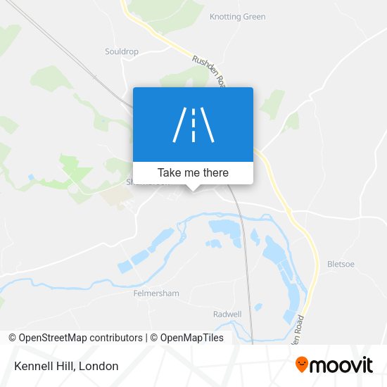 Kennell Hill map
