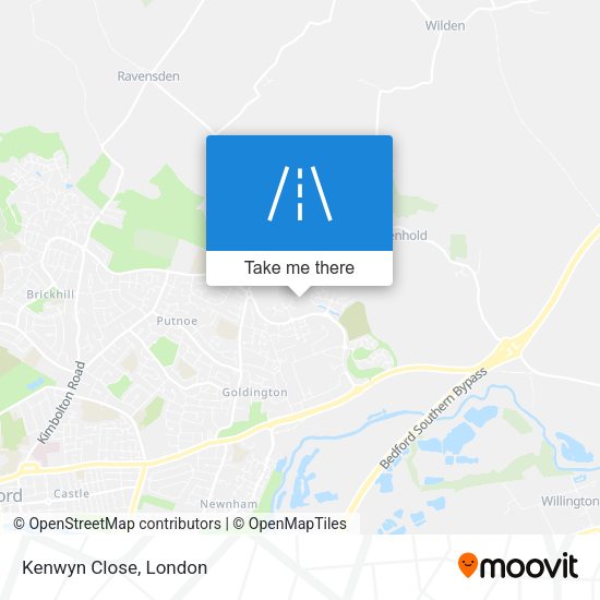 Kenwyn Close map