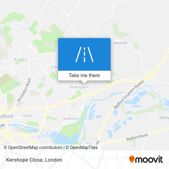 Kershope Close map