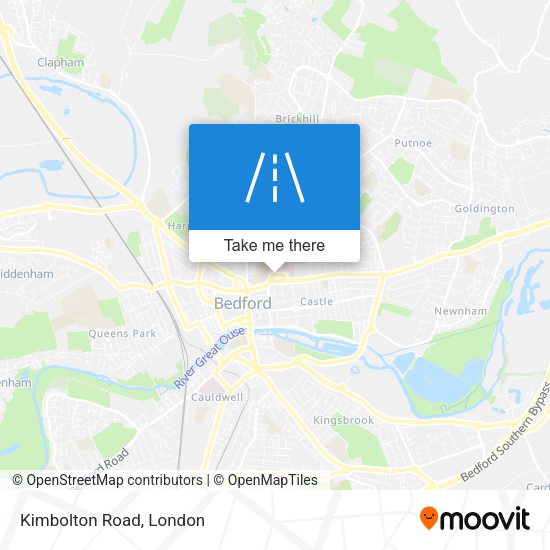 Kimbolton Road map