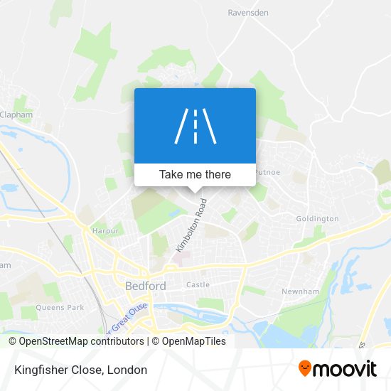 Kingfisher Close map