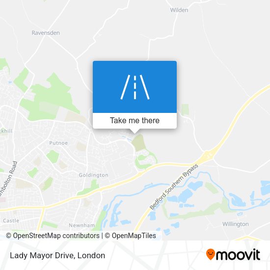 Lady Mayor Drive map