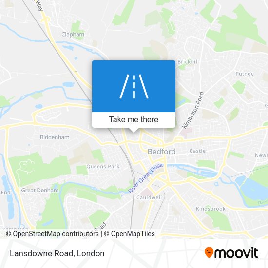Lansdowne Road map