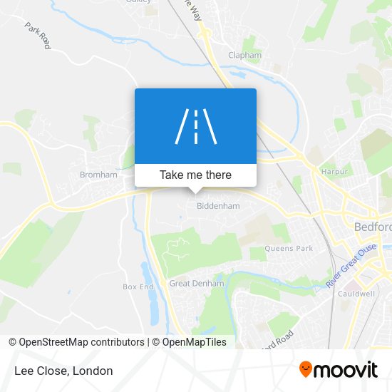 Lee Close map