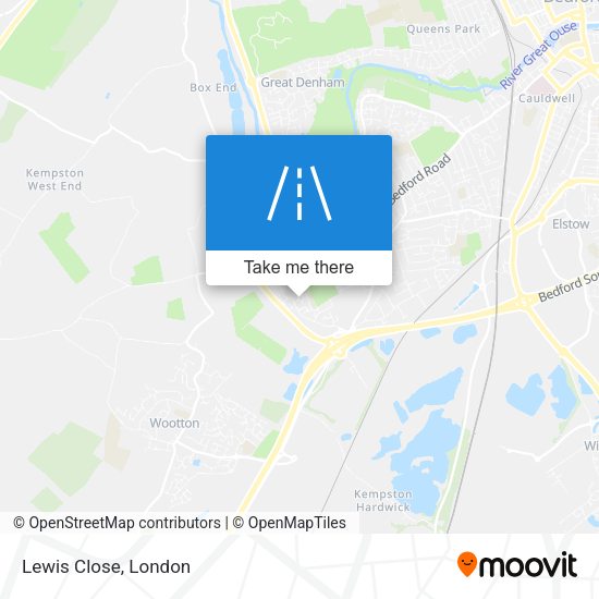Lewis Close map