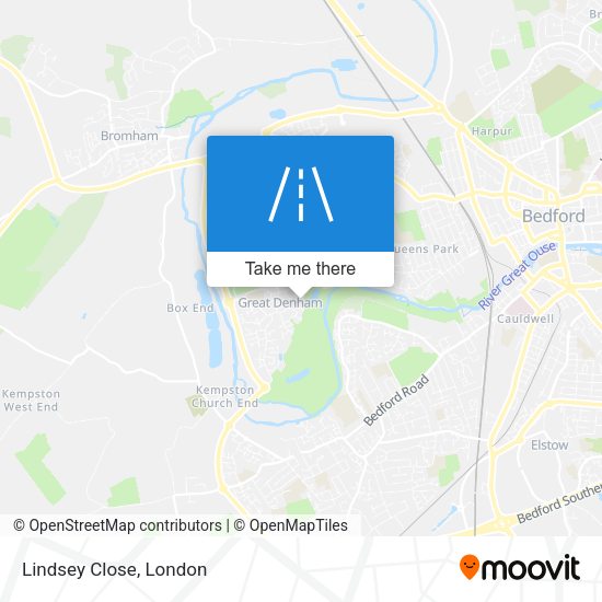 Lindsey Close map