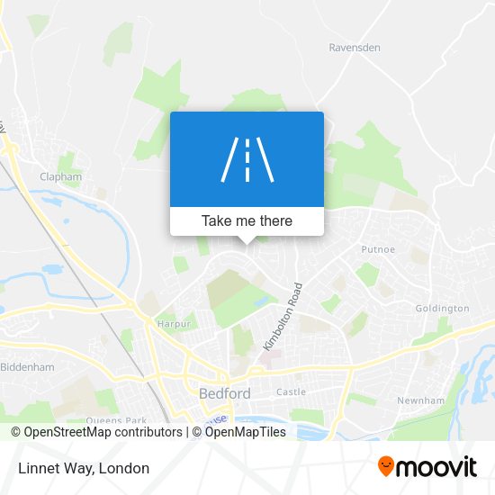 Linnet Way map