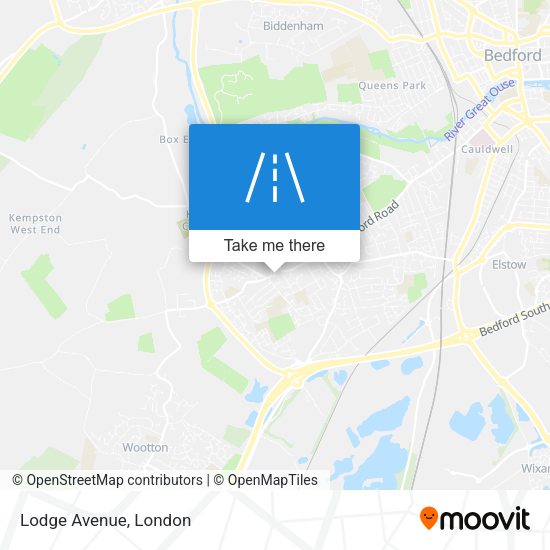 Lodge Avenue map