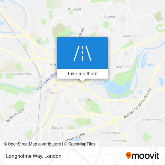 Longholme Way map