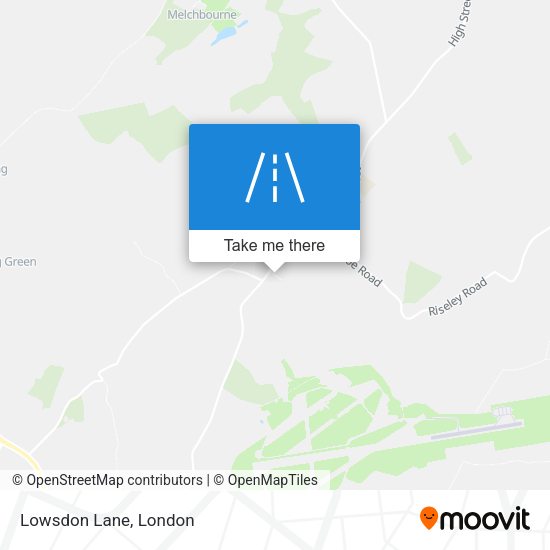 Lowsdon Lane map