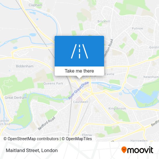 Maitland Street map