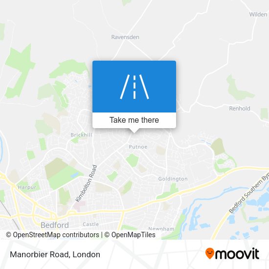 Manorbier Road map