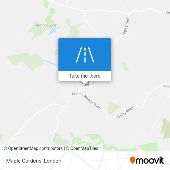 Maple Gardens map