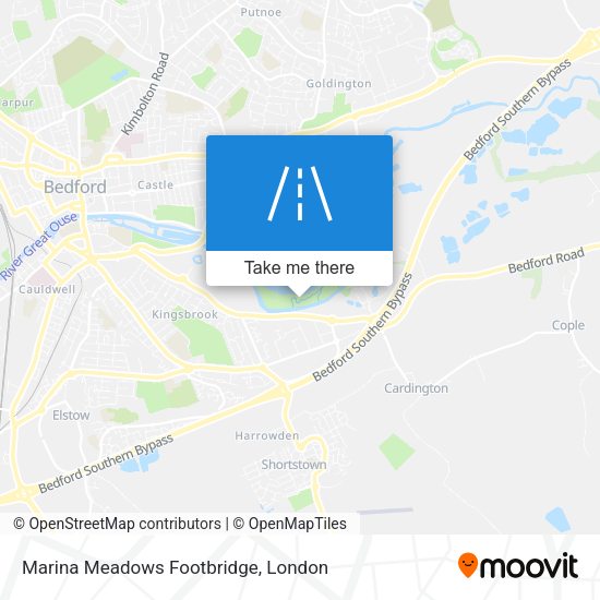 Marina Meadows Footbridge map