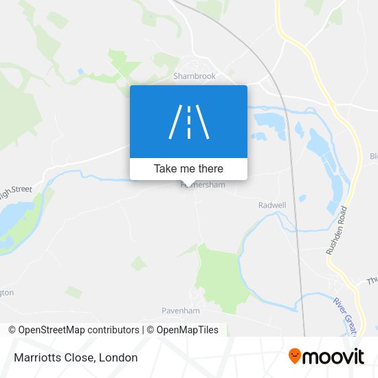Marriotts Close map
