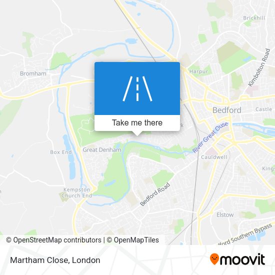 Martham Close map