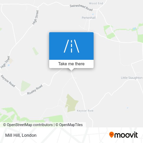 Mill Hill map