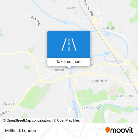 Millfield map