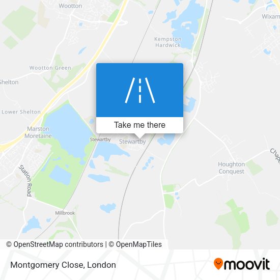 Montgomery Close map