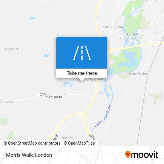 Morris Walk map