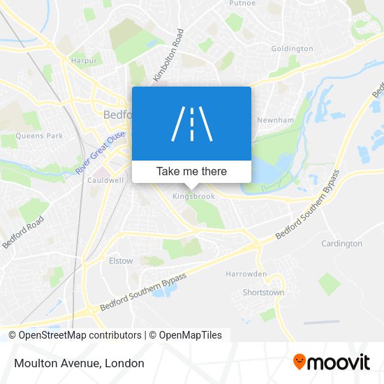 Moulton Avenue map