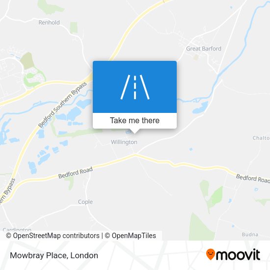 Mowbray Place map